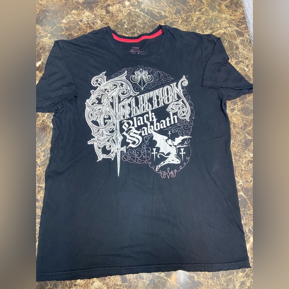 Affliction Shirt Black Sabbath  Size XL